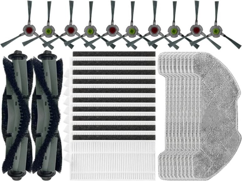 Für P30 Teile Wichtigsten Seite Pinsel Hepa-Filter Mopp Tuch Pads