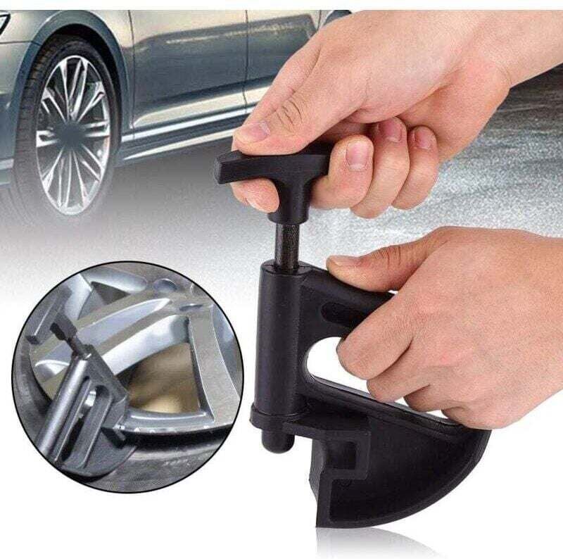 Felgenklemme, XU, Reifenmontiergerät, Demontagewerkzeug mit verstellbarem, federbelastetem Schieber zur Erleichterung de...