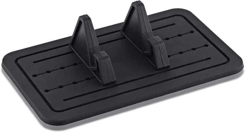 Support de téléphone en silicone pour tableau de bord - Antidérapant - Réglable - Pour smartphone et GPS