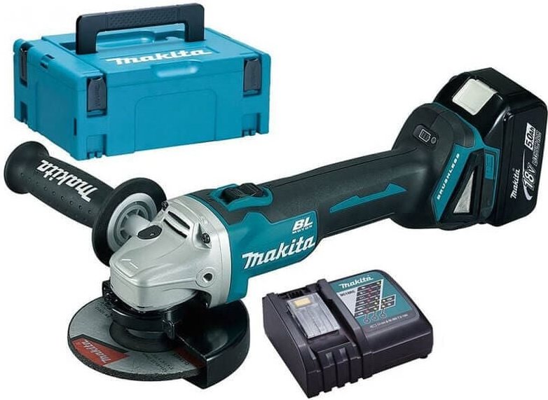 Winkelschleifer 18V lxt Ø125mm (1x5.0 Ah) in makpac Makita DGA504RT1J