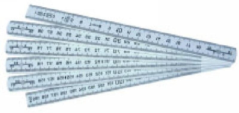 2 m langes, faltbares Kunststoff-Maßband Outifrance