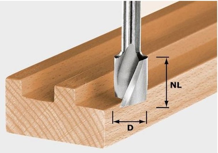 Spiralnutfräser hs Spi S8 D10/30 (490946) - Festool