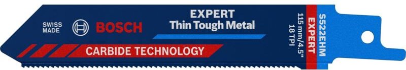 Bosch Expert Thin Tough Metal S 522 EHM Säbelsägeblatt - 2608900359