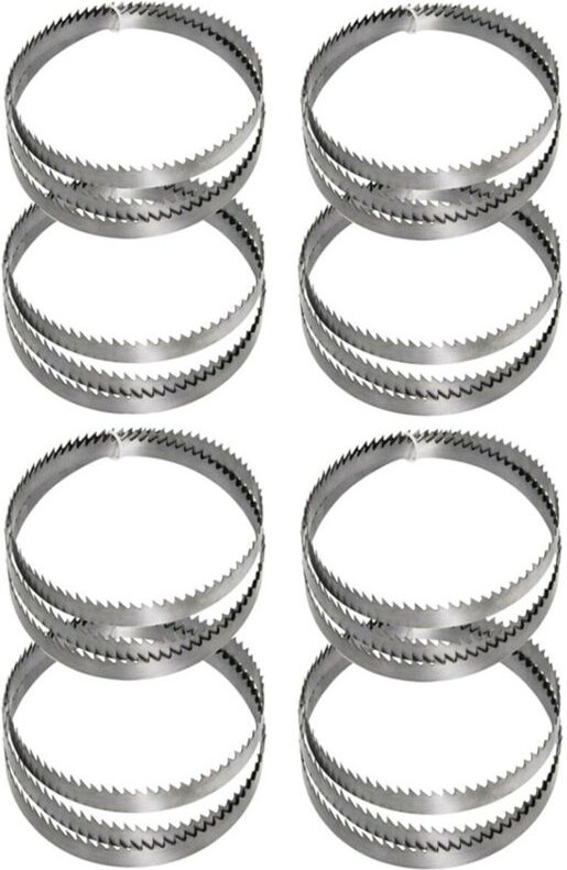 8er SET Bandsägeblatt 1790 x 10 x 0,35 mm 6 ZpZ für Hart/Weich Holz Kunststoff, Sägeband passend für Holzstar HBS 251, p...