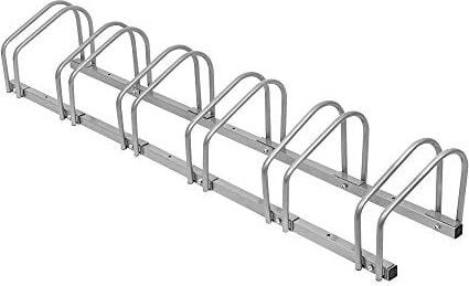 Fahrradständer Boden für 6 Fahrräder Boden- und Wandmontage mit 35-55 mm Reifenbreite Mehrfachständer Bike Ständer Metal...