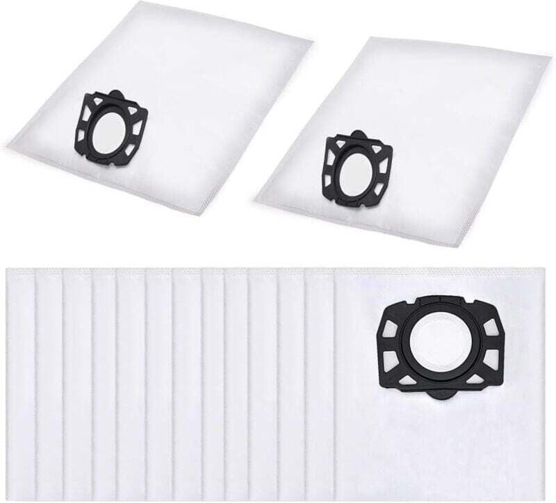 15 Staubsaugerbeutel, kompatibel mit Kärcher Staubsaugerbeuteln WD2 Plus, Kärcher WD 3, WD 3 Akku, KWD 1, KWD 2, KWD 3, ...