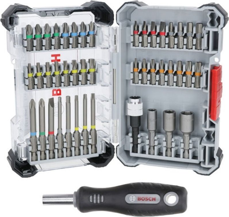 Bosch Extra Hard Schrauberbit-Set Auststeller 44+1tlg. - 2607017733