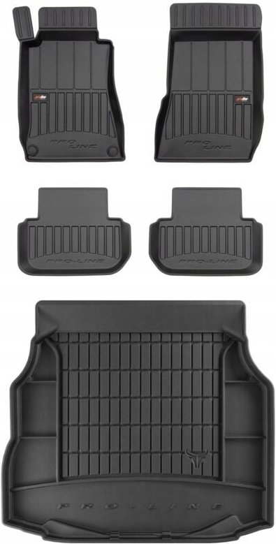 SET 3D Gummimatten Mercedes CLK C209 Coupé 2002-2010