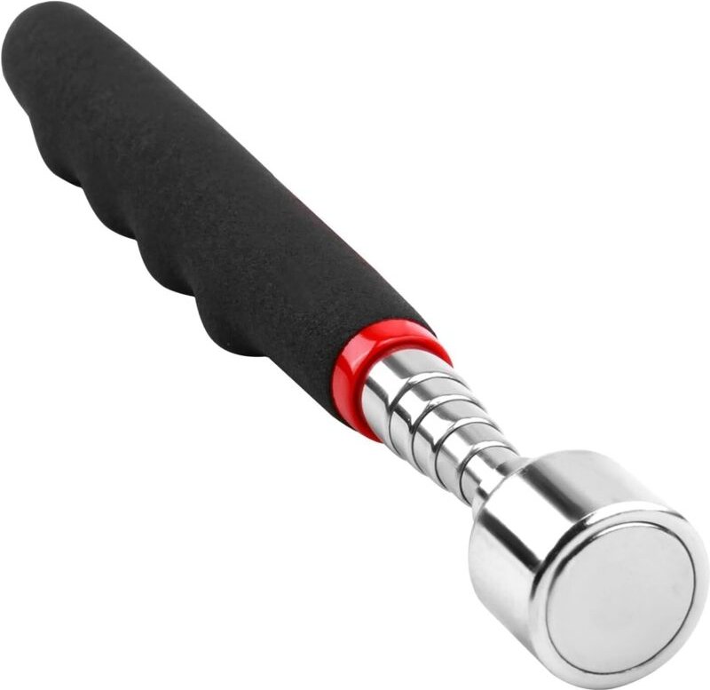 Teleskop-Magnetheber, Teleskopmagnet bis 9 kg, ausziehbare Länge 84 cm, für Mechaniker und Handwerker