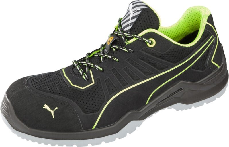 Puma Safety Shoes - puma Sicherheitsschuh Fuse tc Green Low Größe 45 schwarz / grün - 64.421.0-45