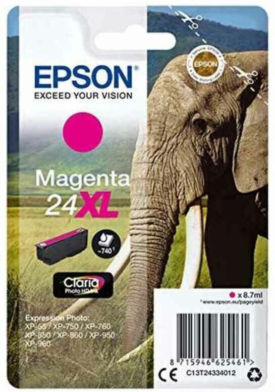 TINTE T2433 - Tinte - Epson - magenta - T2433 - original (C13T24334012)