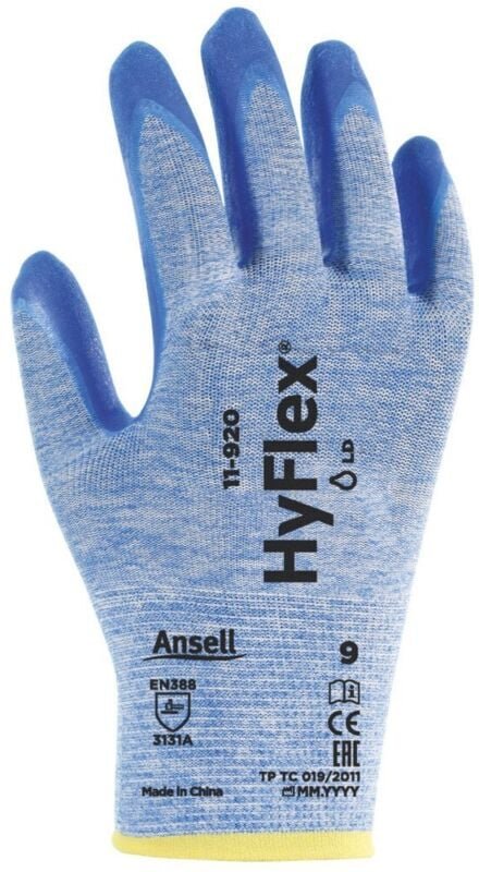 Handschuh-Paar HyFlex 11-920, Handschuhgröße: 7 - Ansell