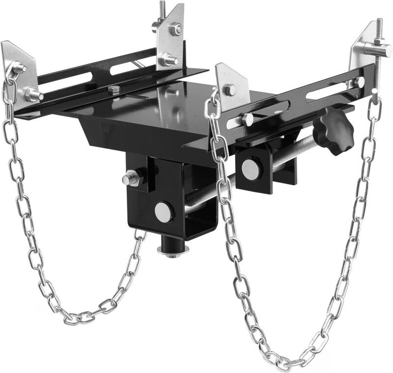 Mophorn Getriebeheber-Adapter Tablett 0,5 t Kapazität Robuster Stahl für Wagenheber mit 1-1/5 Zoll abnehmbarer Sattelwel...