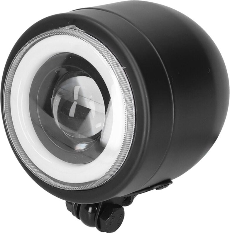 LED-Scheinwerfer mit Fern- und Abblendlicht, Angel-Eye-Design, geeignet für die meisten Cruiser-, Chopper-, Bobber- und ...