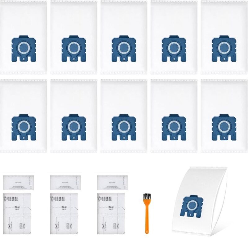 10 Stück Staubsaugerbeutel 3D Efficiency für Miele Pure GN Staubsauger Classic C1 Complete C2 Complete C3, S2 S5 S8 mit ...