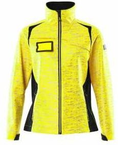 Accelerate safe Damen Softshell Jacke m. Reflexeffekten 19212-291-1709 Gr. 5XL hi-vis gelb/schwarz - hi-vis gelb/schwarz...