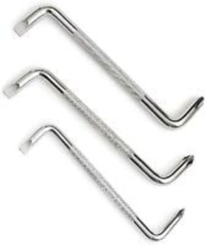 Set aus 3 versetzten Schraubendrehern, bestehend aus einem magnetischen Schlitzschraubendreher, einem Z-Schraubendreher ...