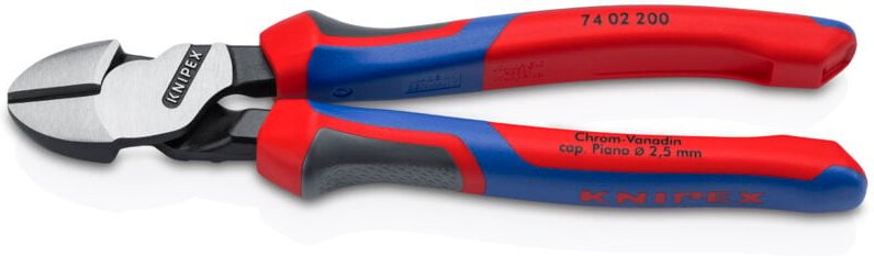 Kraft-Seitenschneider 200 mm, Comfort Griffe - Knipex