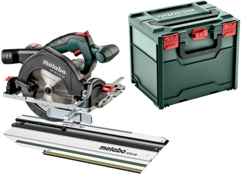 Metabo - Werkzeuge - Akku-Handkreissäge, 18V, 165 mm, mit Kappschiene, ohne Akku und Ladegerät 691195000