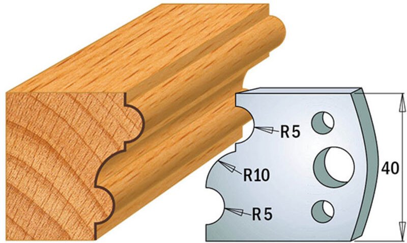 691.052 Paar Abweiser 40x4mm
