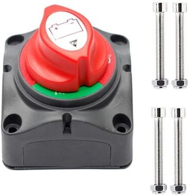 Wattcycle - Batterie-Trennschalter 275A – Sicherer Hauptschalter für Fahrzeuge und Boote