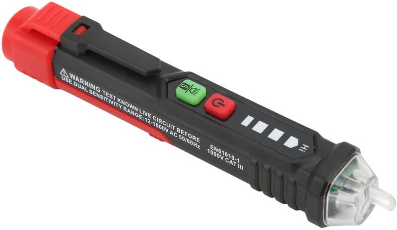 Elektrischer Spannungsprüfer in Stiftform ohne Drahtbruchstellendetektor mit LED-Licht und intelligenter Spannungserkenn...