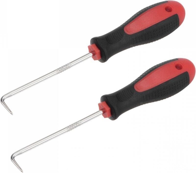 Set aus 2 90-Grad-Haken, Waschmaschinen-Zughaken, zum Entfernen von Öldichtungen/O-Ringen, Dichtungen, 15,5 cm Schläuche...