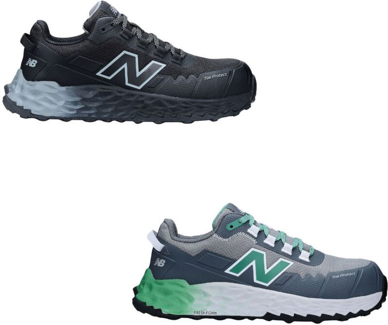 New Balance Fresh Foam Cremorne S3L ESD HRO SR FO Sicherheitsschuhe - 45.5 - Grau / Grün
