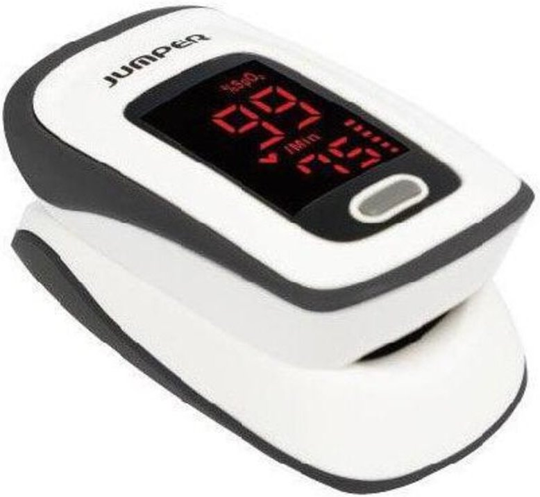 Jumper Medical JPD-500E Pulsoximeter Grau, Weiß
