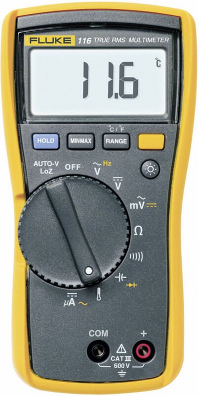 Fluke - 116 Hand-Multimeter digital cat iii 600 v Anzeige (Counts): 6000