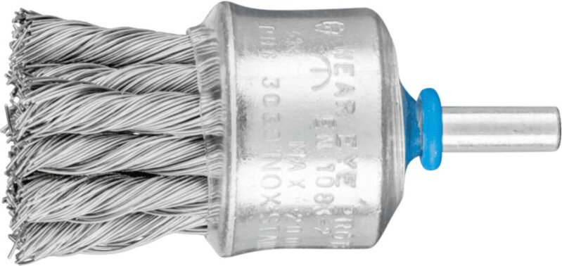 Pferd - Pinselbürste mit Schaft, gezopft pos pbg 3028/6 inox 0,35