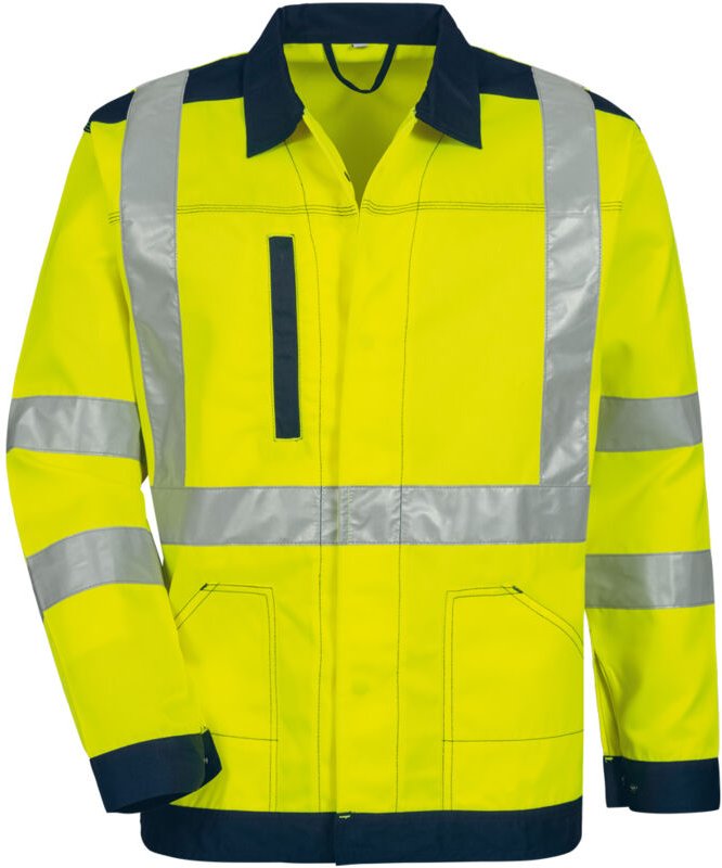 Gr .S (46/48) SEBNITZ WARNSCHUTZ-BUNDJACKE gelb SEBNITZ HIGH VISIBILITY JACK