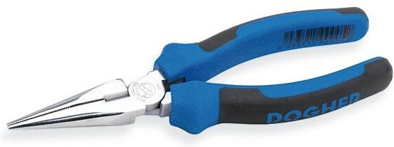 Zange, halbgeschnittene Mündung, CrV, hohe Leistung (200 mm) Dogher 202-200