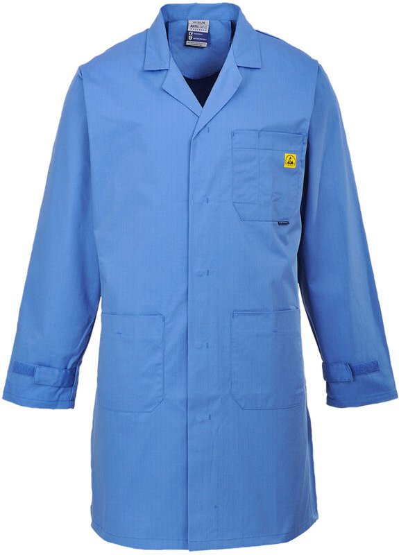 Antistatische Esd-Bluse - Größe 4XL - Blau Hamilton - Portwest