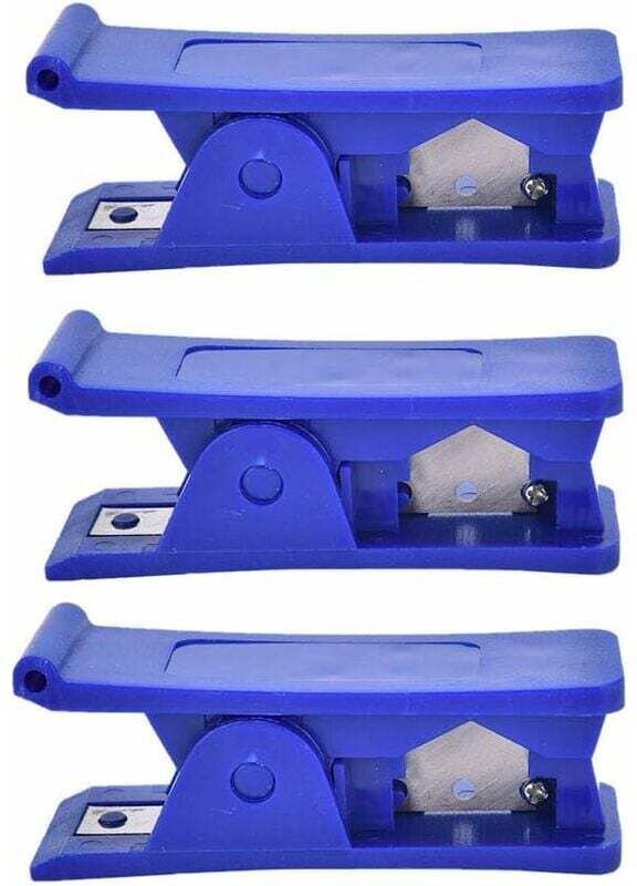 3-teiliges Rohrschneider-Set, preisgünstiger Kunststoffrohrschneider für flexibles Silikonkautschuk, PVC, PU und Nylon.