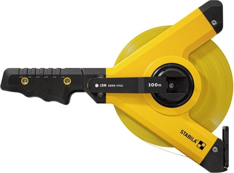 Stabila Rahmenbandmaß LBM 1000, 100 m, Stahlband, metrische Skala