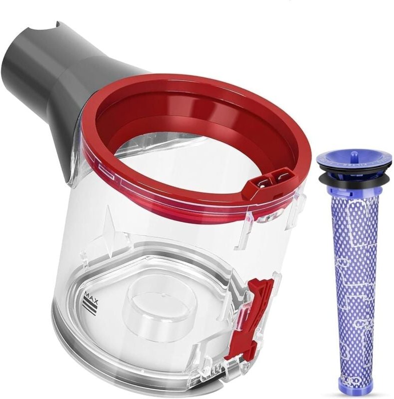 Staubbehälter für Dyson V7 V8 SV11 SV10 Behälter Ersatzteile V8 Staubeimer Mülleimer Zubehör Staubsauger Abfallbehälter ...