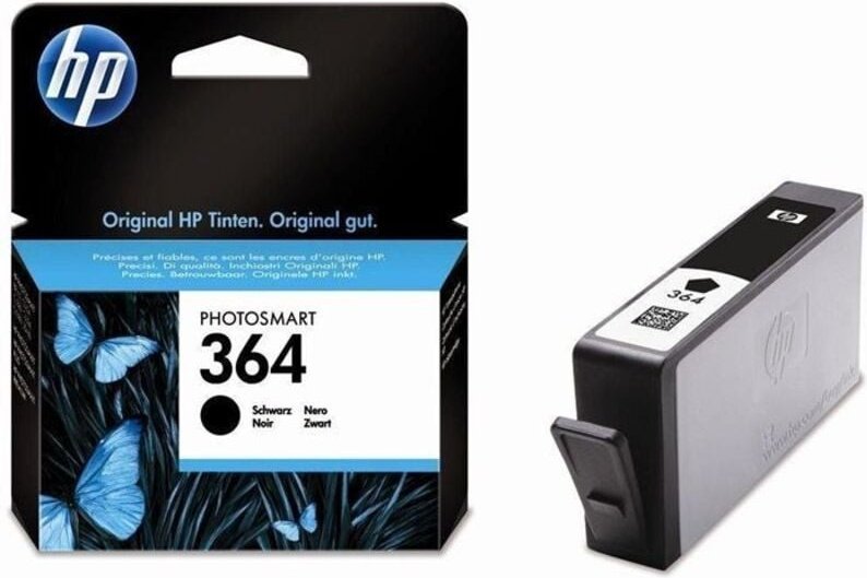 HP 364 Black Original Ink Cartridge Druckerpatrone 1 Stück(e) Standardertrag