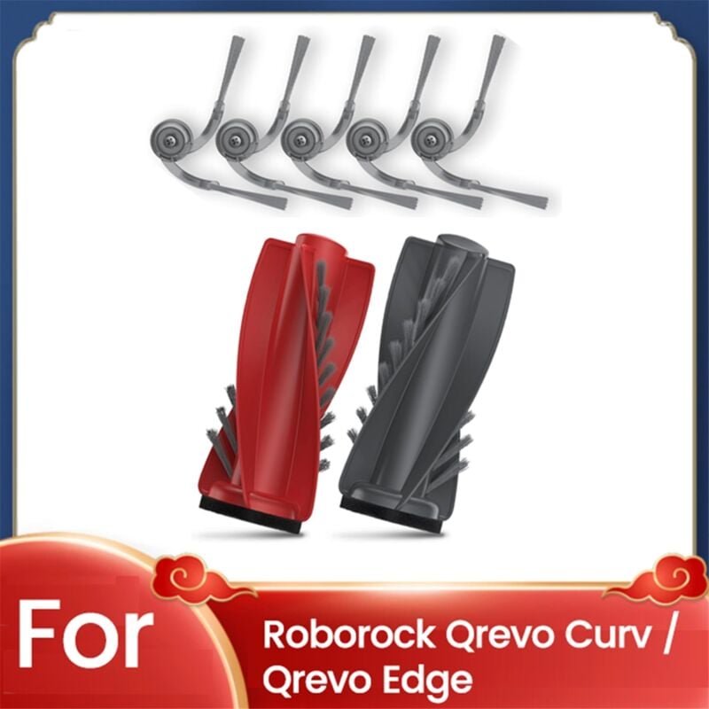 Hauptbürste Seitenbürsten Ersatz für Qrevo Curv
