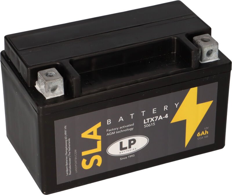 Batterie agm sla 12V 6Ah für Motorrad Startbatterie ms LTX7A-4