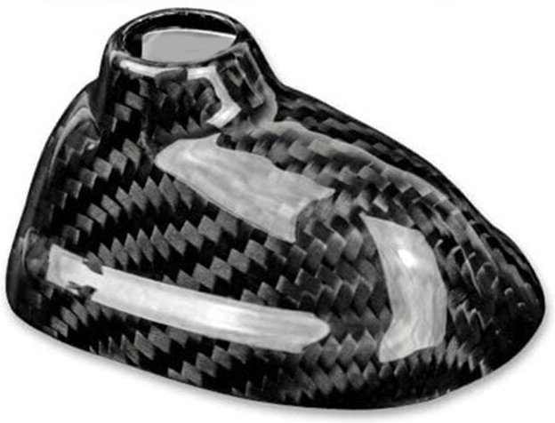 Trockene Kohlefaser für R55 R56 ZubehöR Autodach Haifischflosse Antenne Signalantennen Abdeckungsverkleidung