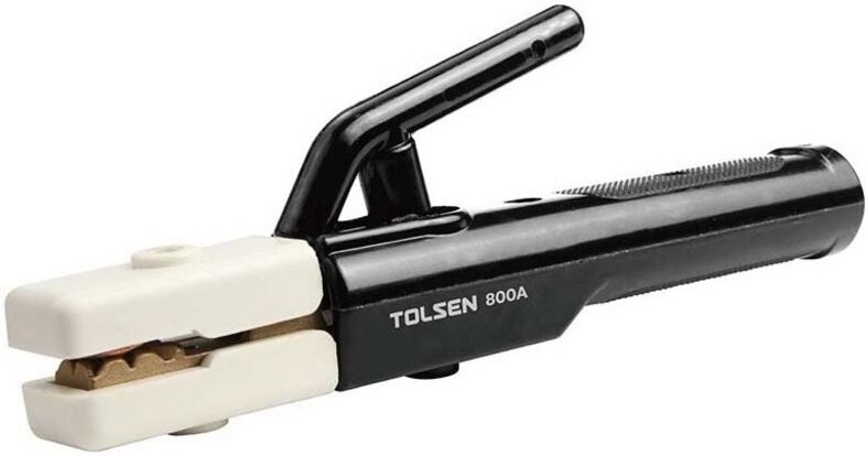 TOLSEN 500A Elektrodenhalterklemme, hochwertiges Eisen, Messing, Nylongriff, ergonomisch