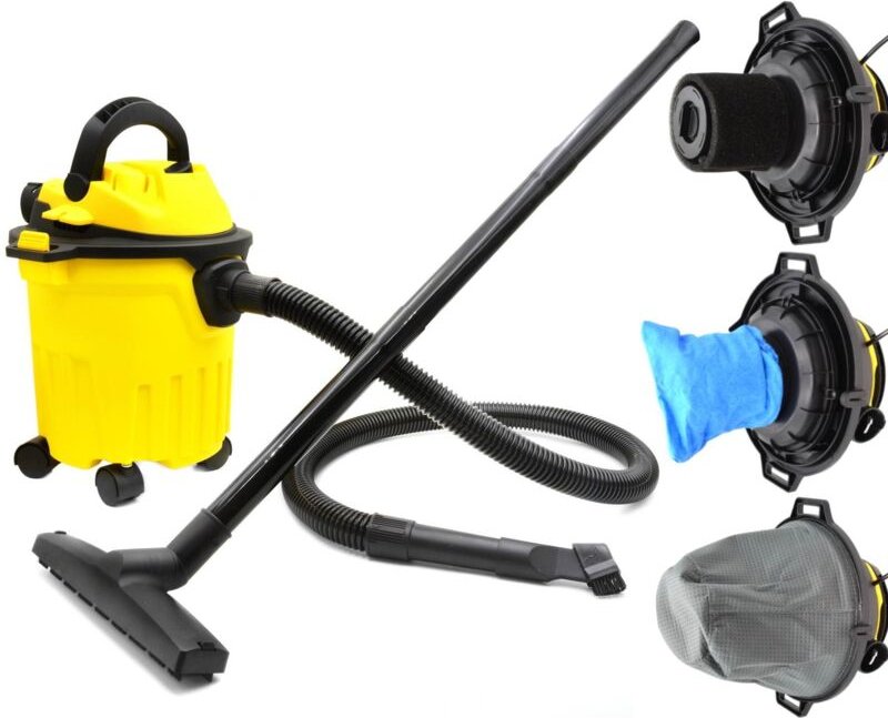 Portabler Industriestaubsauger 1250 W 15 L Trocken Und Nass