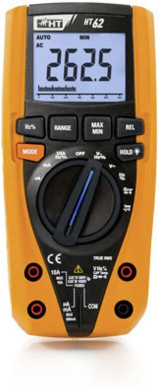 Ht Italia - ht Instruments HT62 Hand-Multimeter digital cat iii 1000 v, cat iv 600 v Anzeige (Counts): 6000