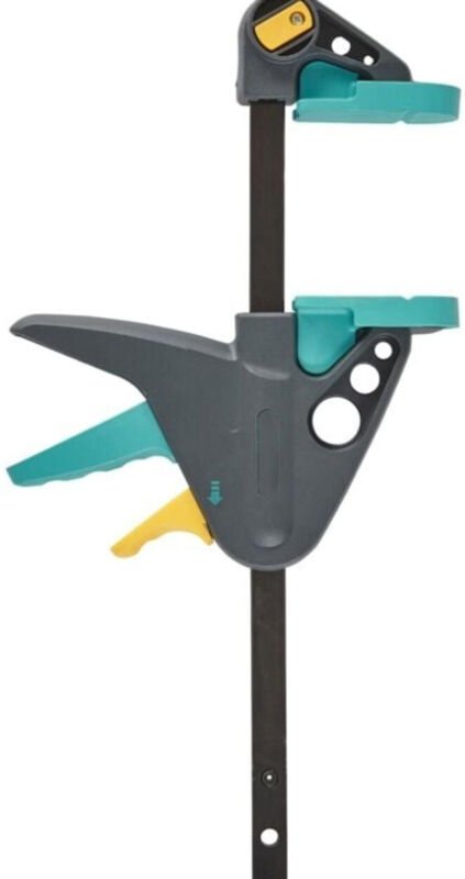 Mini-Einhandzwinge – Einhandzwinge – Öffnung 150 mm, Ausladung 70 mm – Max. Spannkraft 70 kg