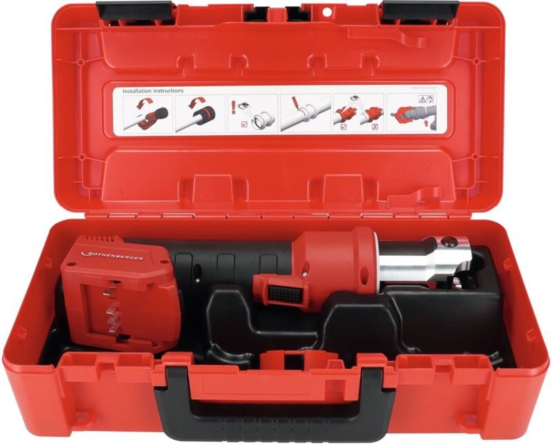 Rothenberger - romax nano Grundmaschine cas im rocase 4212 ohne Akku und Ladegerät