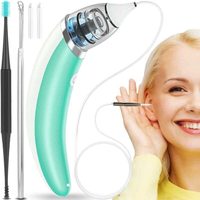 Elektrisches Ohrenschmalzentfernungsgerät, elektrischer Ohrreiniger, sanftes Ohrenschmalzentfernungsset, USB-Ladefunktio...