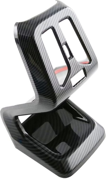 Tlily - Für X1 U11 2023 2024 Auto-Hinterklimaanlage-Auslass-Entlüftungsabdeckung Verkleidungsaufkleber Zubehör - ABS-Koh...