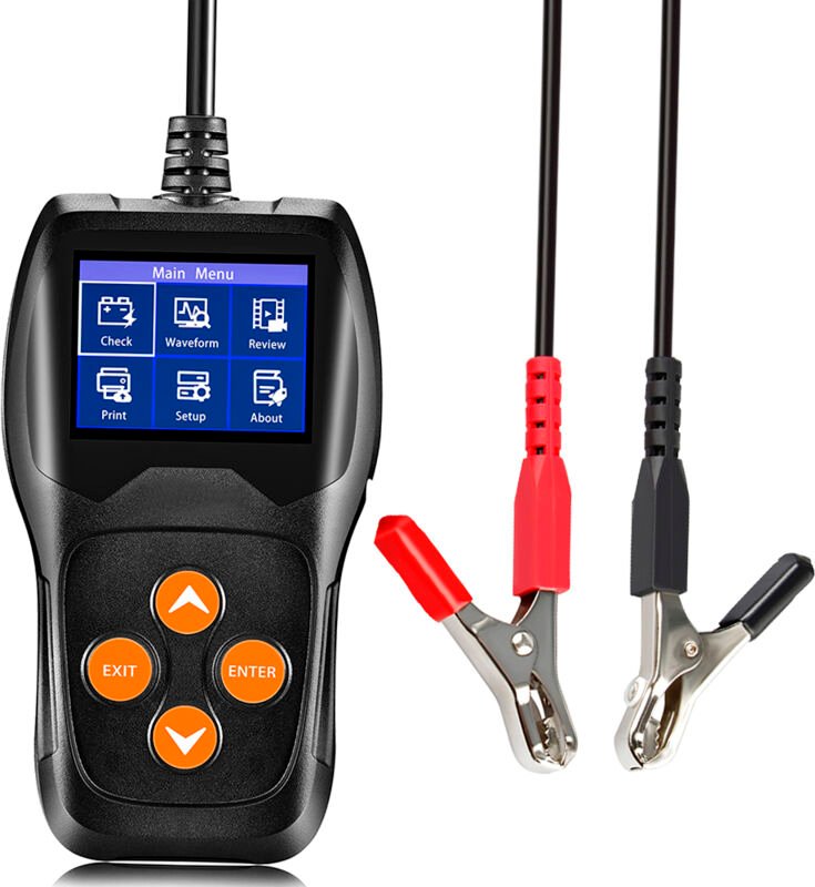 Autobatterietester (KW600) am Kurbelsystem, Ladesystem 100-2000 cca 220AH, automatischer Batterieladeanalysator, für all...