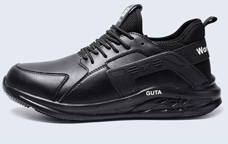 Arbeitssicherheitsschuhe mit Stahlkappe, leichte, atmungsaktive, pannensichere Arbeitssicherheitsschuhe für Männer und F...